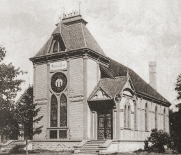 Temple Zion, Appleton, Wisconsin, built 1883, no date (Photo: Appleton Historical Society)